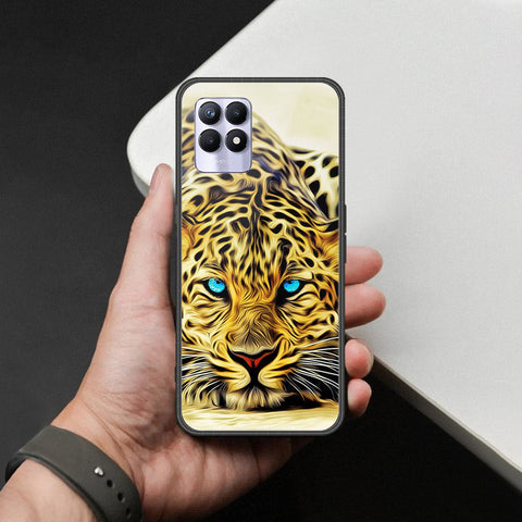 Realme 8i Cover - Brave Series - HQ Ultra Shine Premium Infinity Glass Soft Silicon Borders Case