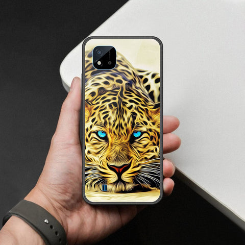 Realme C20 Cover - Brave Series - HQ Ultra Shine Premium Infinity Glass Soft Silicon Borders Case