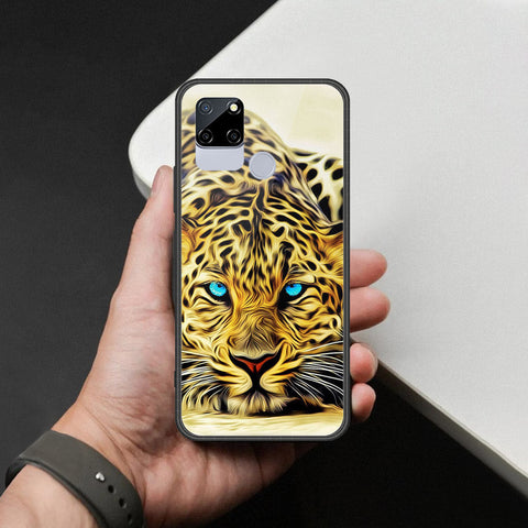 Realme C12 Cover - Brave Series - HQ Ultra Shine Premium Infinity Glass Soft Silicon Borders Case