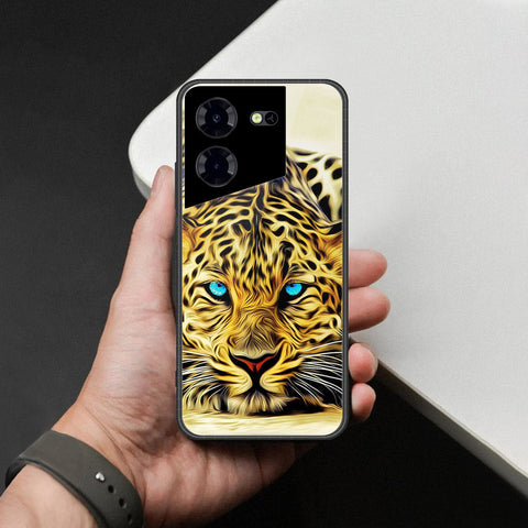 Tecno Pova 5 Pro Cover - Brave Series - HQ Ultra Shine Premium Infinity Glass Soft Silicon Borders Case