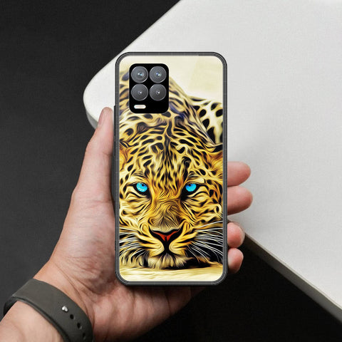 Realme 8 Cover - Brave Series - HQ Ultra Shine Premium Infinity Glass Soft Silicon Borders Case