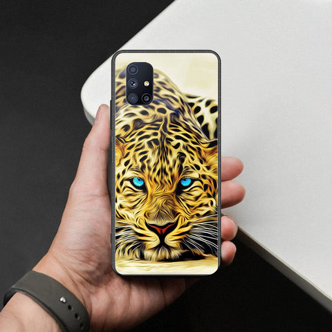 Samsung Galaxy M51 Cover - Brave Series - HQ Ultra Shine Premium Infinity Glass Soft Silicon Borders Case