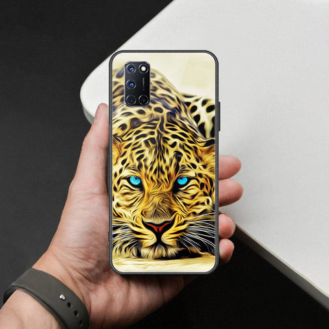 Oppo A92 Cover - Brave Series - HQ Ultra Shine Premium Infinity Glass Soft Silicon Borders Case