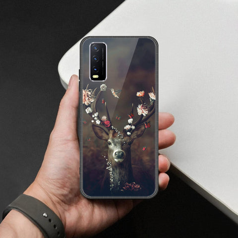 Vivo Y20s Cover - Brave Series - HQ Ultra Shine Premium Infinity Glass Soft Silicon Borders Case