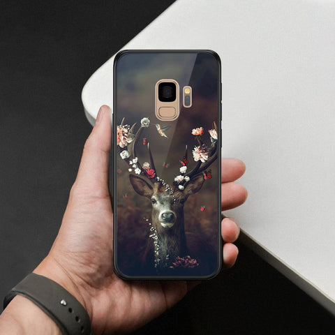 Samsung Galaxy S9 Cover - Brave Series - HQ Ultra Shine Premium Infinity Glass Soft Silicon Borders Case