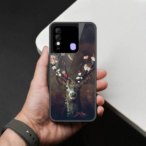 Tecno Spark 8 Cover - Brave Series - HQ Ultra Shine Premium Infinity Glass Soft Silicon Borders Case