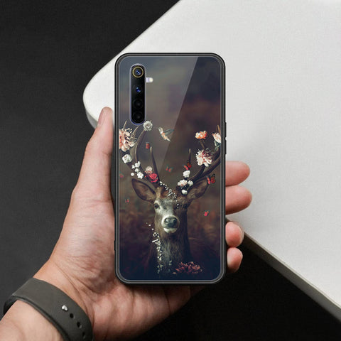 Realme 6 Cover - Brave Series - HQ Ultra Shine Premium Infinity Glass Soft Silicon Borders Case