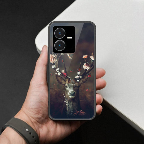 Vivo Y22 Cover - Brave Series - HQ Ultra Shine Premium Infinity Glass Soft Silicon Borders Case