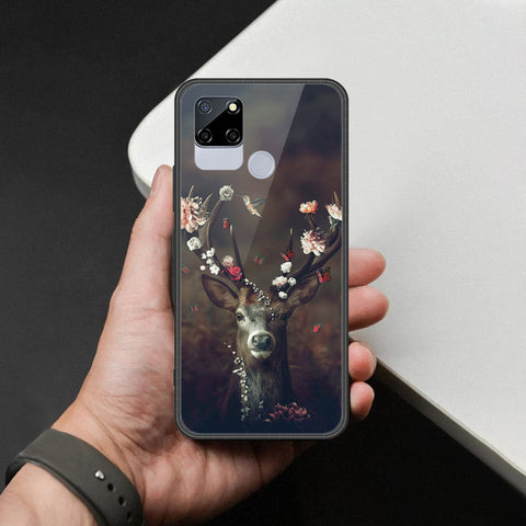 Realme C12 Cover - Brave Series - HQ Ultra Shine Premium Infinity Glass Soft Silicon Borders Case