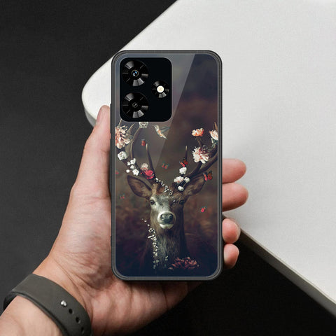 Infinix Hot 30 Cover - Brave Series - HQ Ultra Shine Premium Infinity Glass Soft Silicon Borders Case