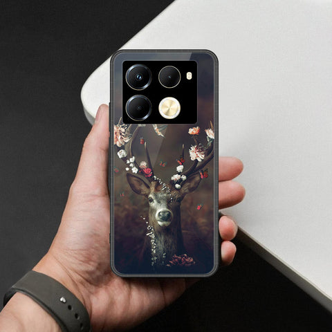 Infinix Note 40 Pro Cover - Brave Series - HQ Ultra Shine Premium Infinity Glass Soft Silicon Borders Case