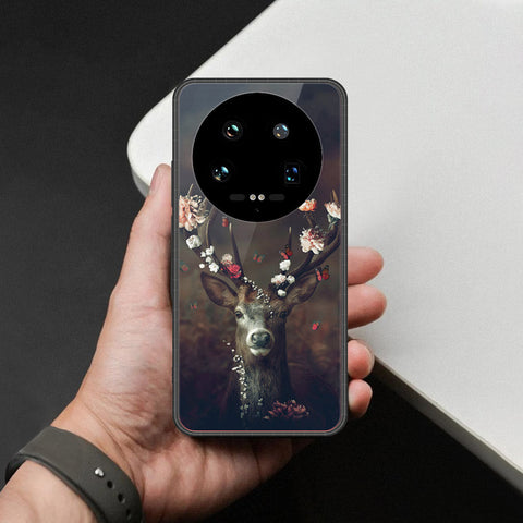 Xiaomi 14 Ultra Cover - Brave Series - HQ Ultra Shine Premium Infinity Glass Soft Silicon Borders Case