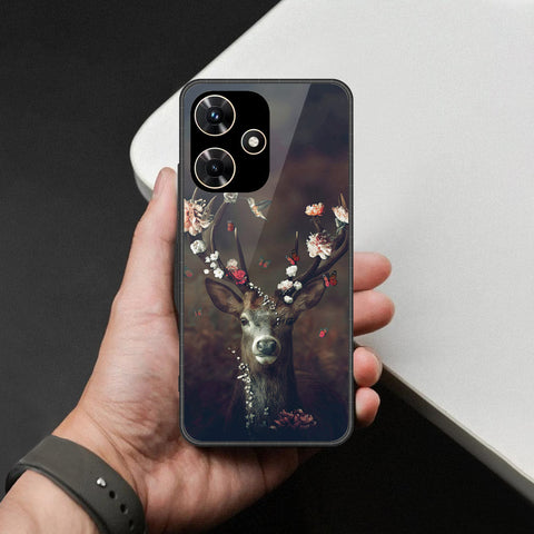 Infinix Hot 30i Cover - Brave Series - HQ Ultra Shine Premium Infinity Glass Soft Silicon Borders Case