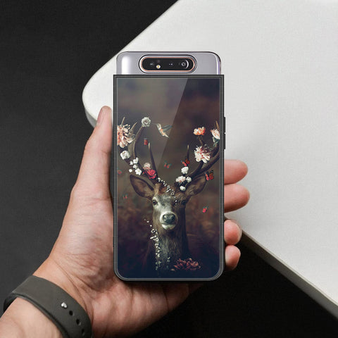 Samsung Galaxy A80 Cover - Brave Series - HQ Ultra Shine Premium Infinity Glass Soft Silicon Borders Case