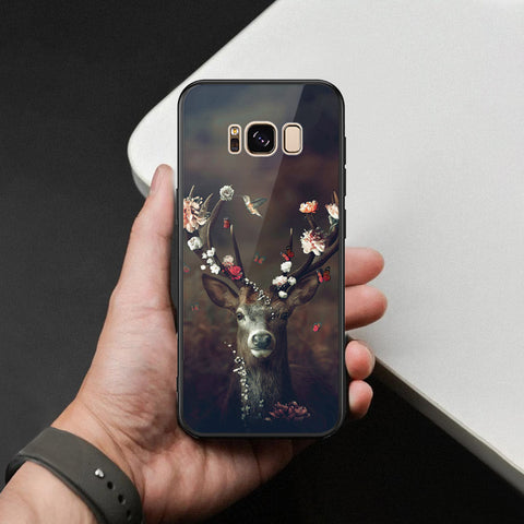 Samsung Galaxy S8 Cover - Brave Series - HQ Ultra Shine Premium Infinity Glass Soft Silicon Borders Case