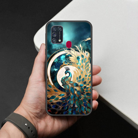 Samsung Galaxy M31 Cover - Brave Series - HQ Ultra Shine Premium Infinity Glass Soft Silicon Borders Case