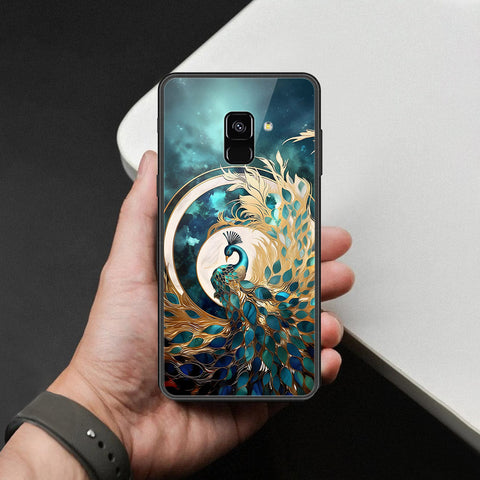 Samsung Galaxy A8 2018 Cover - Brave Series - HQ Ultra Shine Premium Infinity Glass Soft Silicon Borders Case