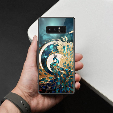 Samsung Galaxy Note 8 Cover - Brave Series - HQ Ultra Shine Premium Infinity Glass Soft Silicon Borders Case