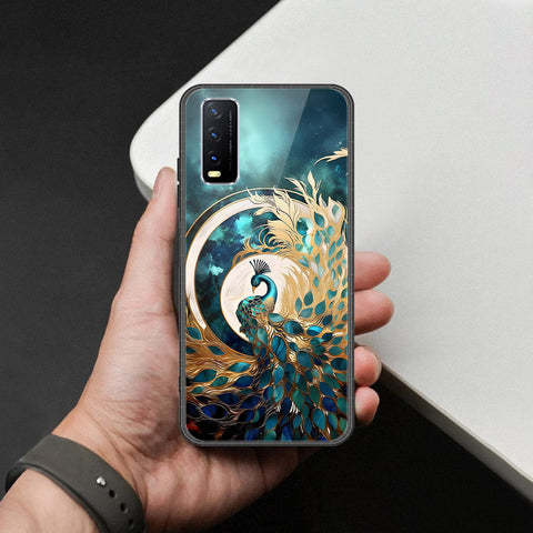 Vivo Y12s Cover - Brave Series - HQ Ultra Shine Premium Infinity Glass Soft Silicon Borders Case