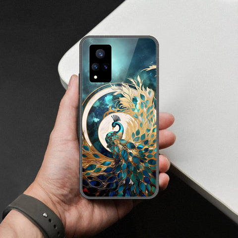 Vivo V21 Cover - Brave Series - HQ Ultra Shine Premium Infinity Glass Soft Silicon Borders Case