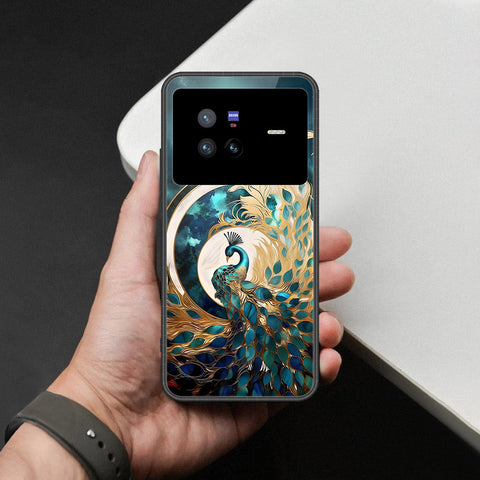 Vivo X80 Cover - Brave Series - HQ Ultra Shine Premium Infinity Glass Soft Silicon Borders Case