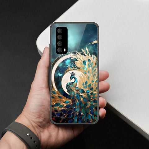 Huawei Y7a Cover - Brave Series - HQ Ultra Shine Premium Infinity Glass Soft Silicon Borders Case