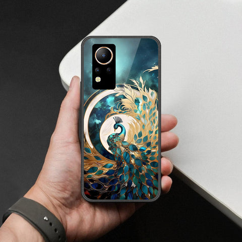 Infinix Note 12 Cover - Brave Series - HQ Ultra Shine Premium Infinity Glass Soft Silicon Borders Case