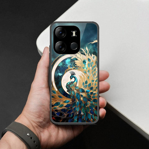 Infinix Smart 7 Cover - Brave Series - HQ Ultra Shine Premium Infinity Glass Soft Silicon Borders Case