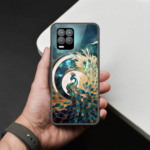 Realme 8 Cover - Brave Series - HQ Ultra Shine Premium Infinity Glass Soft Silicon Borders Case