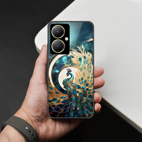 Vivo Y35 Plus Cover - Brave Series - HQ Ultra Shine Premium Infinity Glass Soft Silicon Borders Case