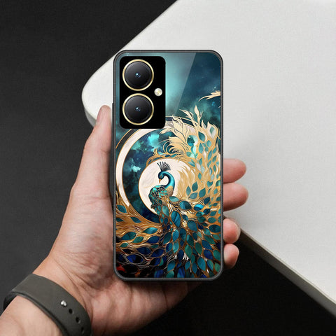 Vivo Y35m Plus Cover - Brave Series - HQ Ultra Shine Premium Infinity Glass Soft Silicon Borders Case