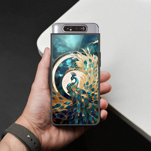 Samsung Galaxy A80 Cover - Brave Series - HQ Ultra Shine Premium Infinity Glass Soft Silicon Borders Case