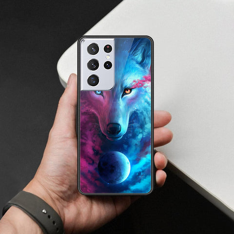 Samsung Galaxy S21 Ultra 5G Cover - Brave Series - HQ Ultra Shine Premium Infinity Glass Soft Silicon Borders Case