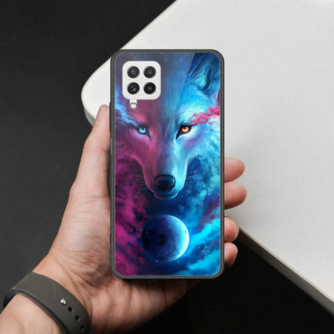 Samsung Galaxy A22 Cover - Brave Series - HQ Ultra Shine Premium Infinity Glass Soft Silicon Borders Case