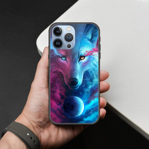 iPhone 14 Pro Max Cover - Brave Series - HQ Ultra Shine Premium Infinity Glass Soft Silicon Borders Case