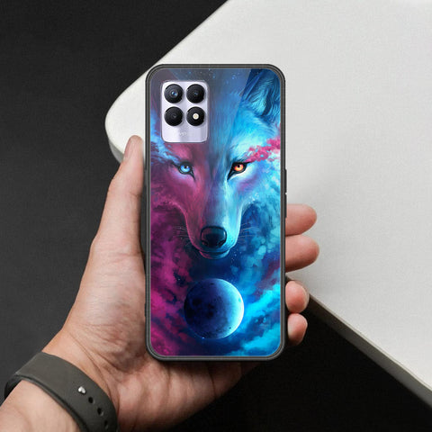 Realme 8i Cover - Brave Series - HQ Ultra Shine Premium Infinity Glass Soft Silicon Borders Case