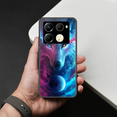 Infinix Note 40 Pro Cover - Brave Series - HQ Ultra Shine Premium Infinity Glass Soft Silicon Borders Case