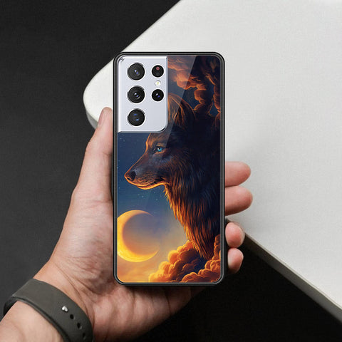 Samsung Galaxy S21 Ultra 5G Cover - Brave Series - HQ Ultra Shine Premium Infinity Glass Soft Silicon Borders Case