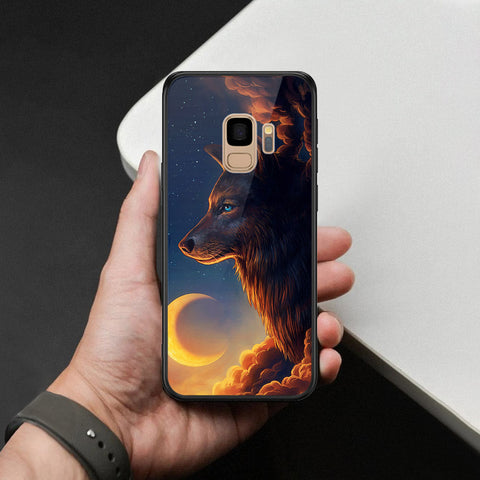 Samsung Galaxy S9 Cover - Brave Series - HQ Ultra Shine Premium Infinity Glass Soft Silicon Borders Case