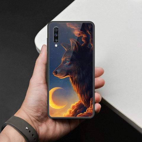 Samsung Galaxy A70s Cover - Brave Series - HQ Ultra Shine Premium Infinity Glass Soft Silicon Borders Case