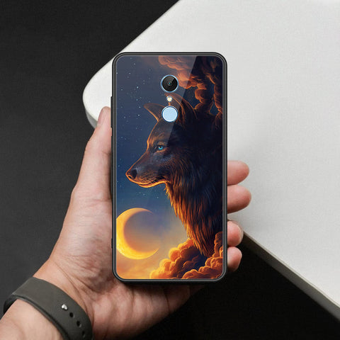 Xiaomi Redmi 5 Cover - Brave Series - HQ Ultra Shine Premium Infinity Glass Soft Silicon Borders Case