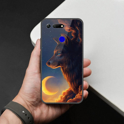 Huawei Honor View 20 Cover - Brave Series - HQ Ultra Shine Premium Infinity Glass Soft Silicon Borders Case