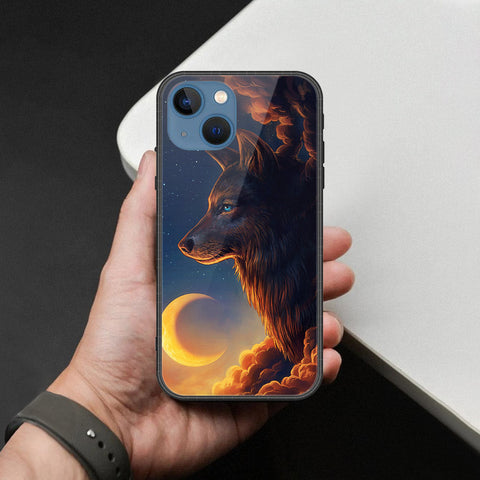 iPhone 13 Cover - Brave Series - HQ Ultra Shine Premium Infinity Glass Soft Silicon Borders Case