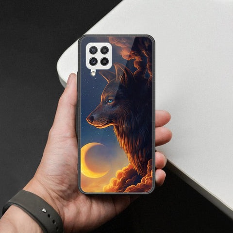 Samsung Galaxy M22 Cover - Brave Series - HQ Ultra Shine Premium Infinity Glass Soft Silicon Borders Case