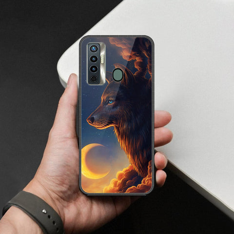 Tecno Camon 17 Cover - Brave Series - HQ Ultra Shine Premium Infinity Glass Soft Silicon Borders Case