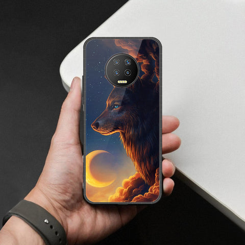 Infinix Note 7 Cover - Brave Series - HQ Ultra Shine Premium Infinity Glass Soft Silicon Borders Case