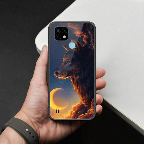 Realme C21 Cover - Brave Series - HQ Ultra Shine Premium Infinity Glass Soft Silicon Borders Case