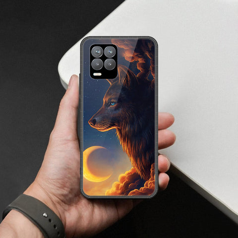 Realme 8 Cover - Brave Series - HQ Ultra Shine Premium Infinity Glass Soft Silicon Borders Case