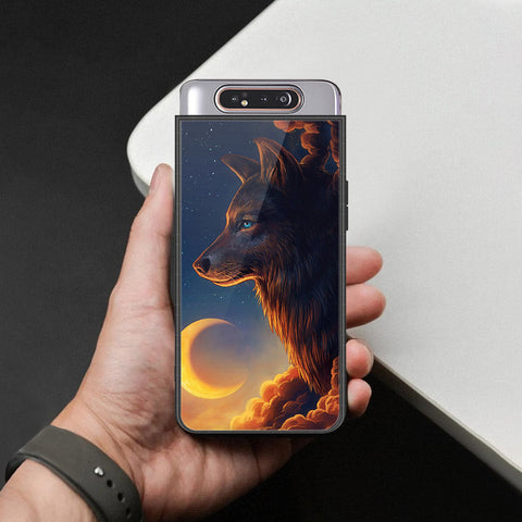 Samsung Galaxy A80 Cover - Brave Series - HQ Ultra Shine Premium Infinity Glass Soft Silicon Borders Case