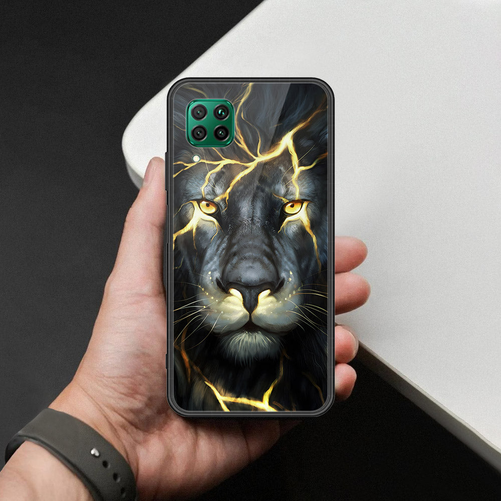 Huawei P40 lite Cover - Brave Series - HQ Ultra Shine Premium Infinity Glass Soft Silicon Borders Case